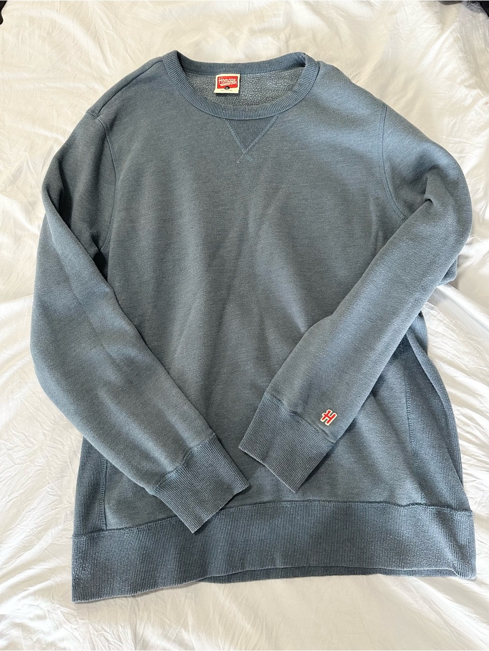 HOMAGE Slate Blue Men's Crewneck Sweater